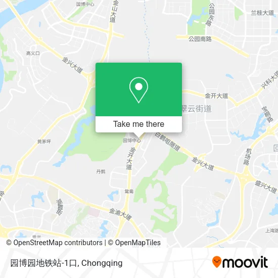 园博园地铁站-1口 map