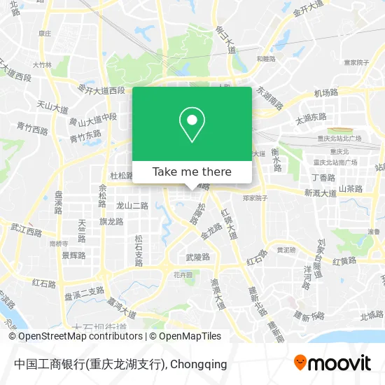 中国工商银行(重庆龙湖支行) map