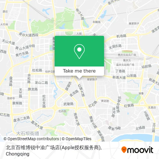 北京百维博锐中渝广场店(Apple授权服务商) map