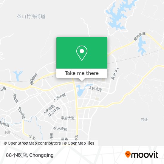 88小吃店 map