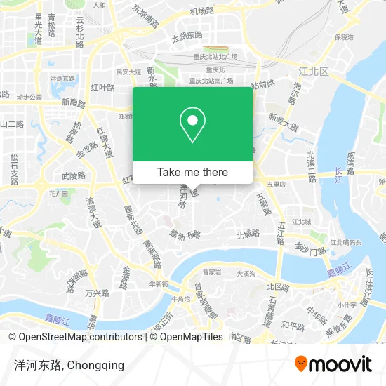洋河东路 map