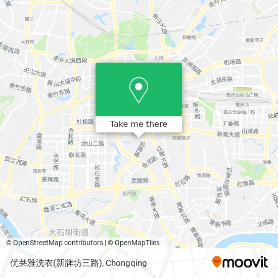 优莱雅洗衣(新牌坊三路) map