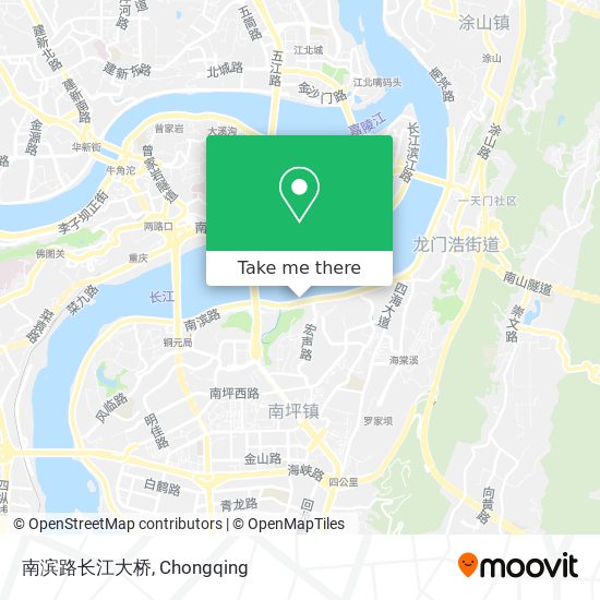 南滨路长江大桥 map