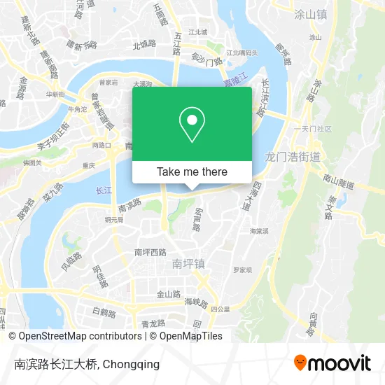 南滨路长江大桥 map