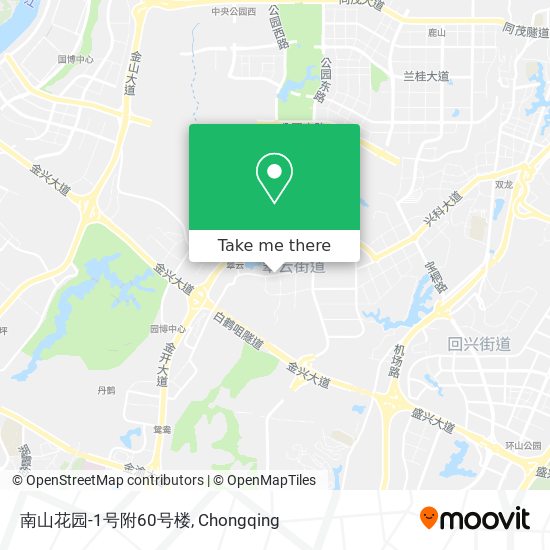 南山花园-1号附60号楼 map