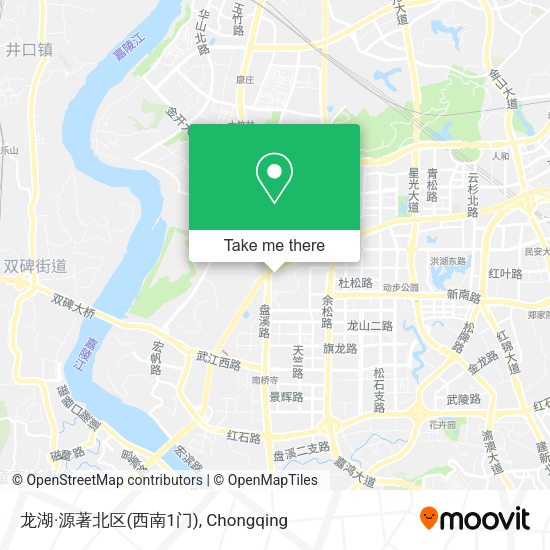 龙湖·源著北区(西南1门) map