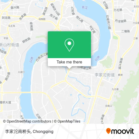 李家沱南桥头 map