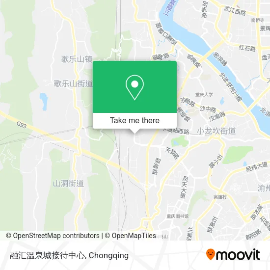 融汇温泉城接待中心 map