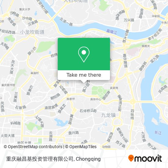 重庆融昌基投资管理有限公司 map