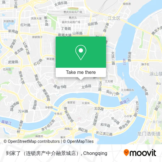 到家了（连锁房产中介融景城店） map