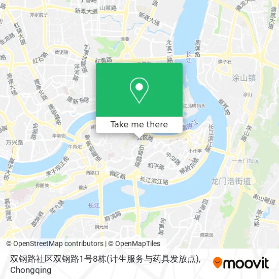 双钢路社区双钢路1号8栋(计生服务与药具发放点) map