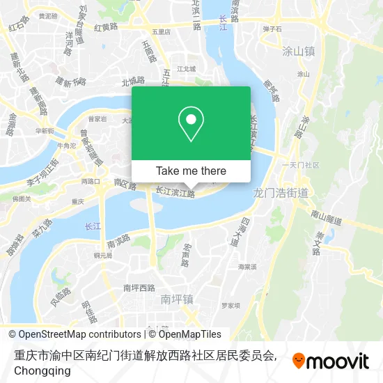 重庆市渝中区南纪门街道解放西路社区居民委员会 map