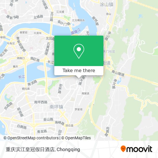 重庆滨江皇冠假日酒店 map