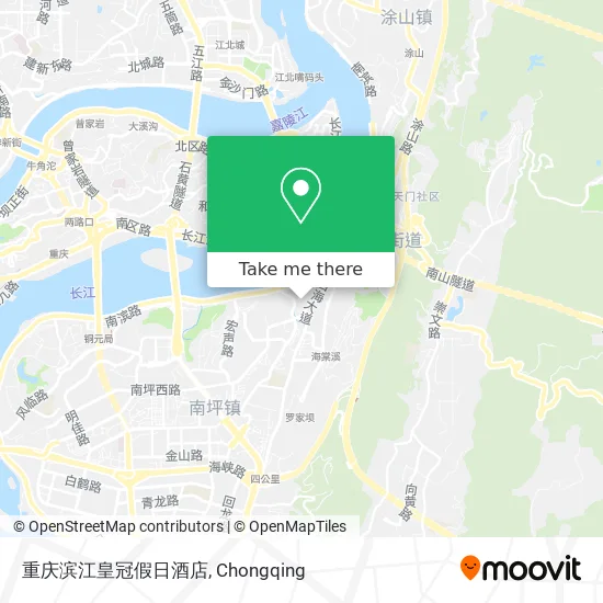重庆滨江皇冠假日酒店 map