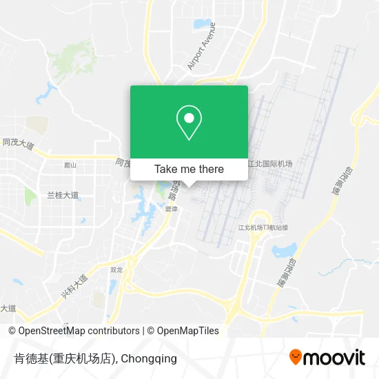 肯德基(重庆机场店) map