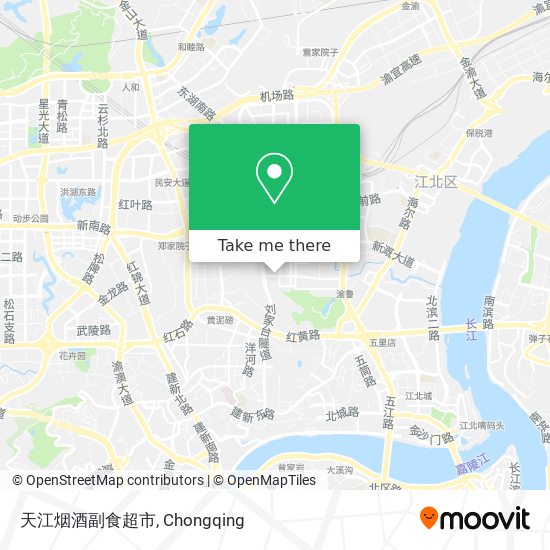 天江烟酒副食超市 map