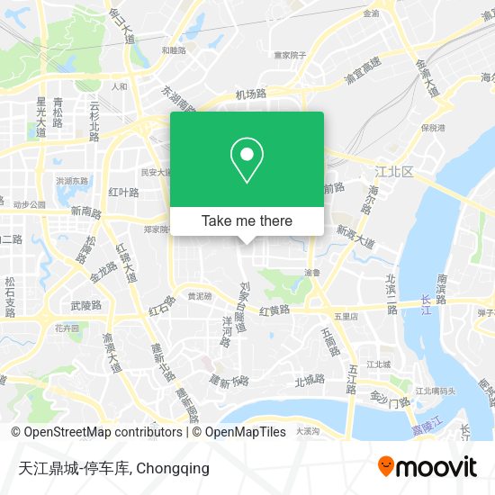 天江鼎城-停车库 map