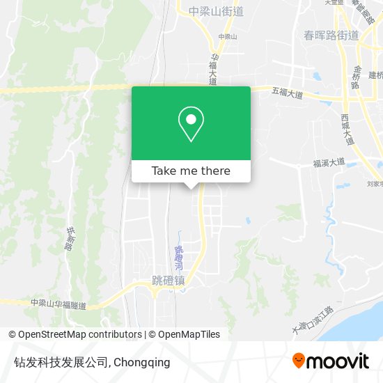 钻发科技发展公司 map