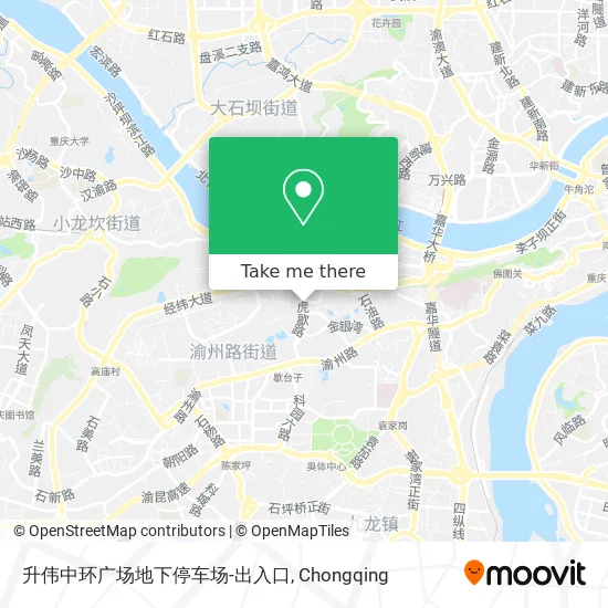 升伟中环广场地下停车场-出入口 map