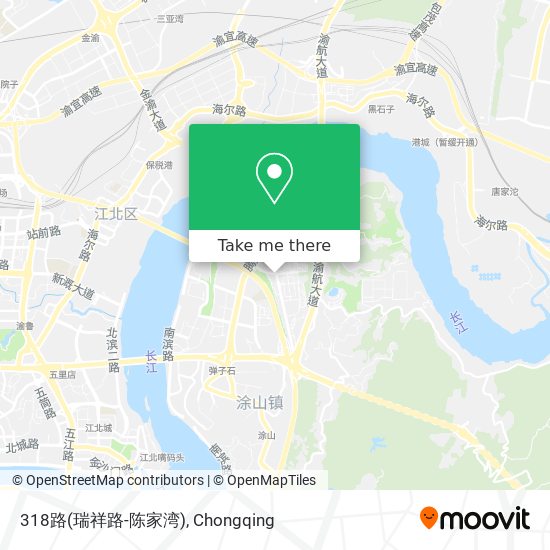 318路(瑞祥路-陈家湾) map