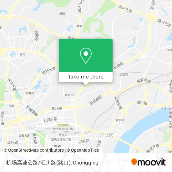 机场高速公路/汇川路(路口) map