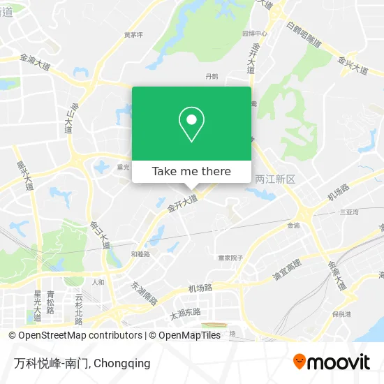 万科悦峰-南门 map