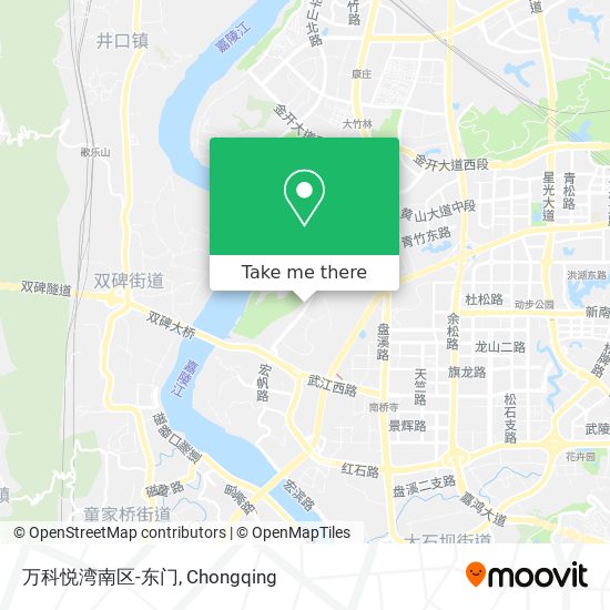 万科悦湾南区-东门 map