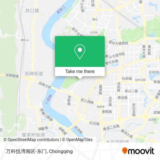 万科悦湾南区-东门 map