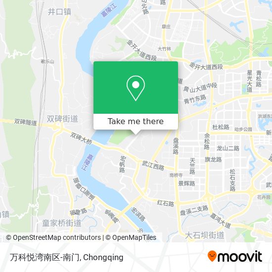 万科悦湾南区-南门 map