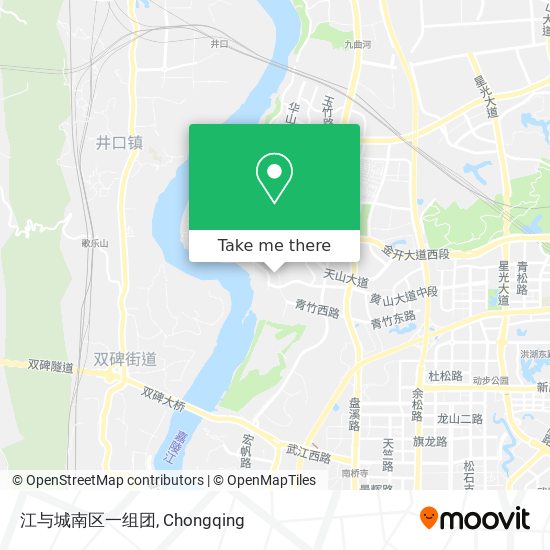 江与城南区一组团 map