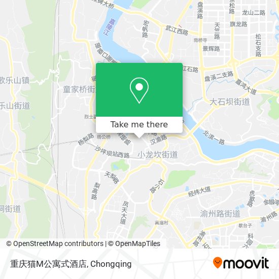 重庆猫M公寓式酒店 map