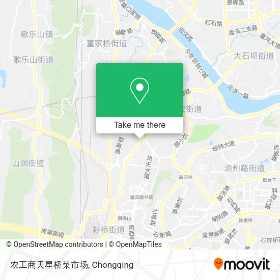 农工商天星桥菜市场 map