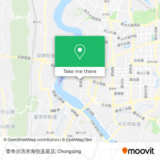 蕾奇尔洗衣海悦蓝庭店 map