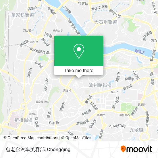 曾老幺汽车美容部 map