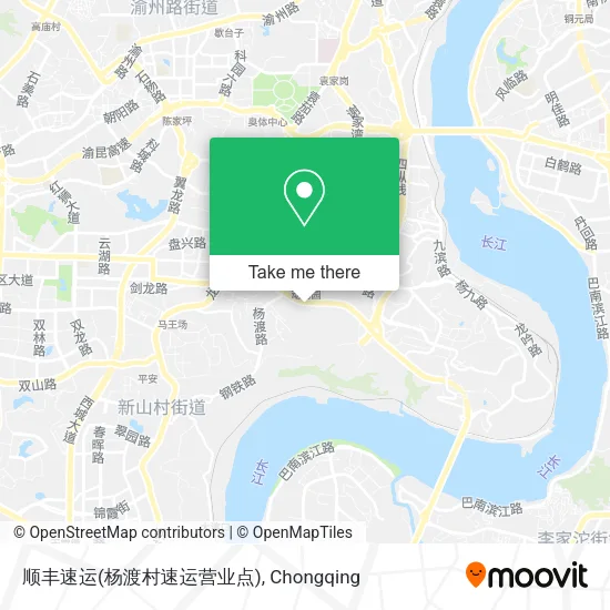 顺丰速运(杨渡村速运营业点) map