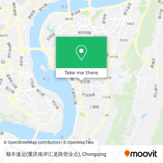 顺丰速运(重庆南岸汇龙路营业点) map