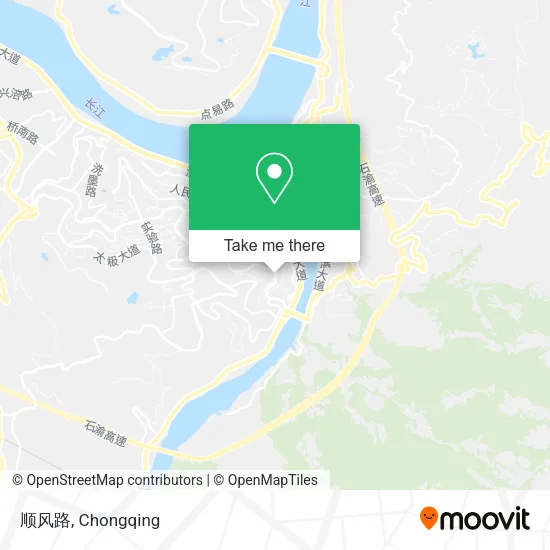 顺风路 map