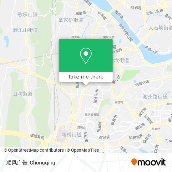 顺风广告 map
