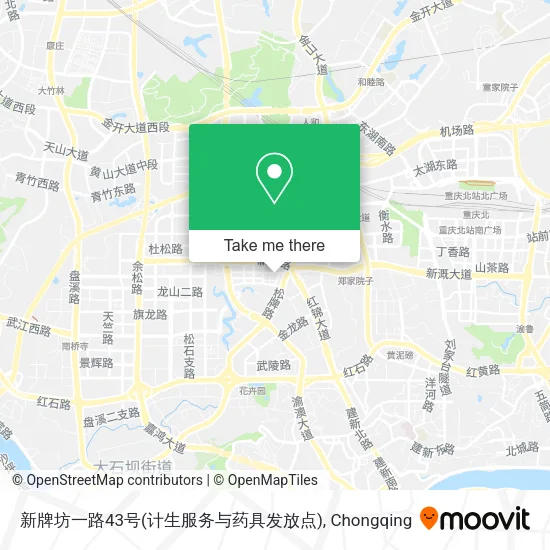 新牌坊一路43号(计生服务与药具发放点) map
