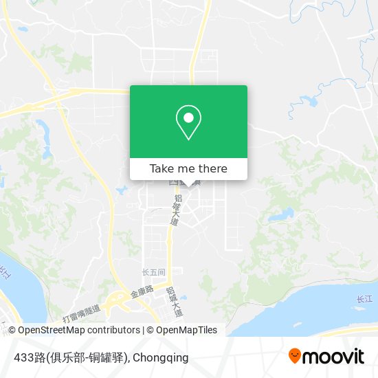 433路(俱乐部-铜罐驿) map