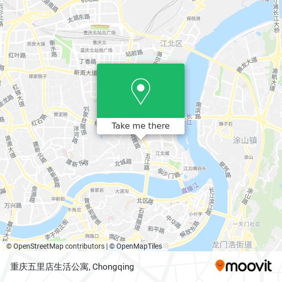 重庆五里店生活公寓 map