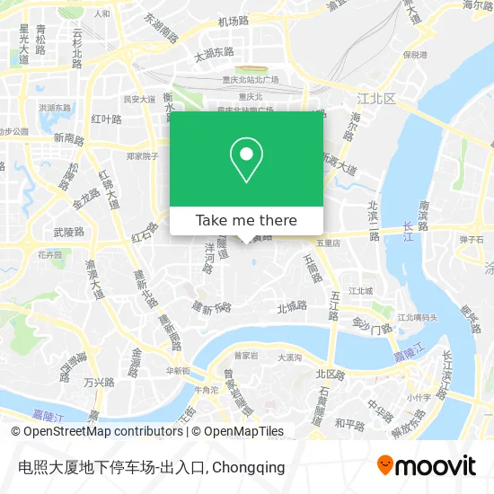 电照大厦地下停车场-出入口 map
