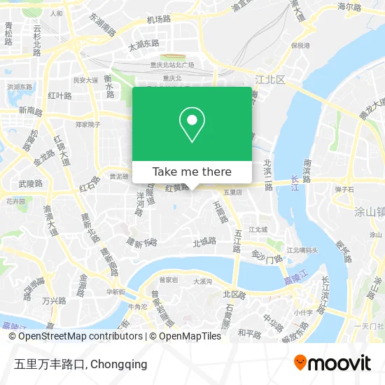 五里万丰路口 map