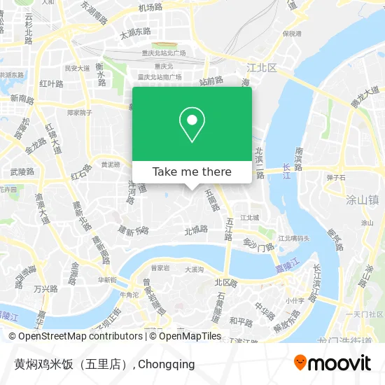 黄焖鸡米饭（五里店） map
