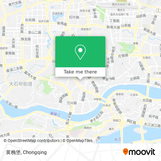 黄桷堡 map