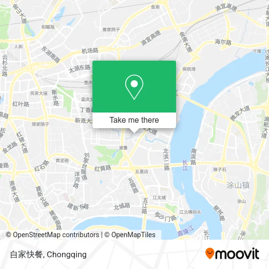 自家快餐 map