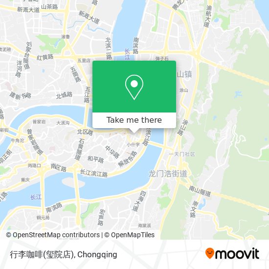行李咖啡(玺院店) map