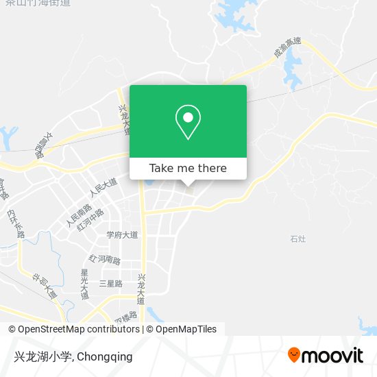 兴龙湖小学 map