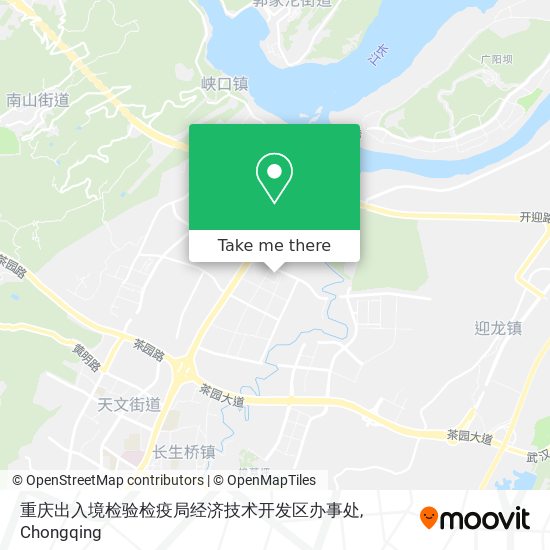 重庆出入境检验检疫局经济技术开发区办事处 map