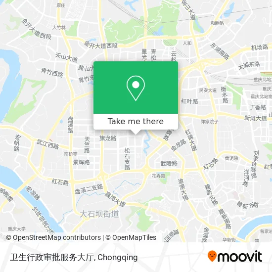 卫生行政审批服务大厅 map